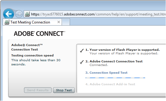 Adobe Connect test Adobe Connect test