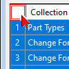 Selecting all cells in the grid