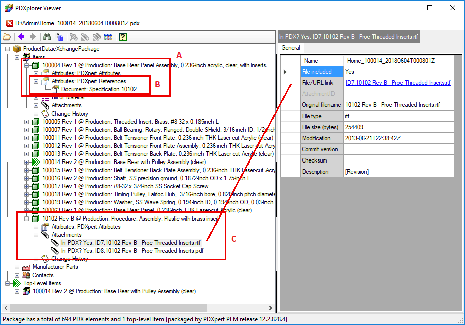 PDXplorer 4.x PDX package with Reference document