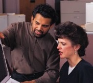 Engineers discussing data import
