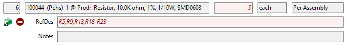 Markup style for Remove fields