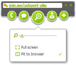Zoom level, full screen or fit-to-browser