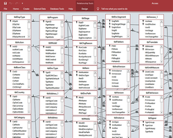 Microsoft Access bill of material database schema